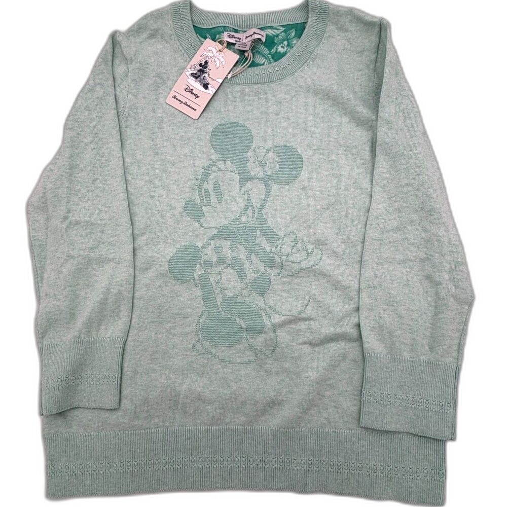 Women's Disney Tommy Bahama Minnie Mouse 3/4 Sleeve Sweater, Size S-NWT